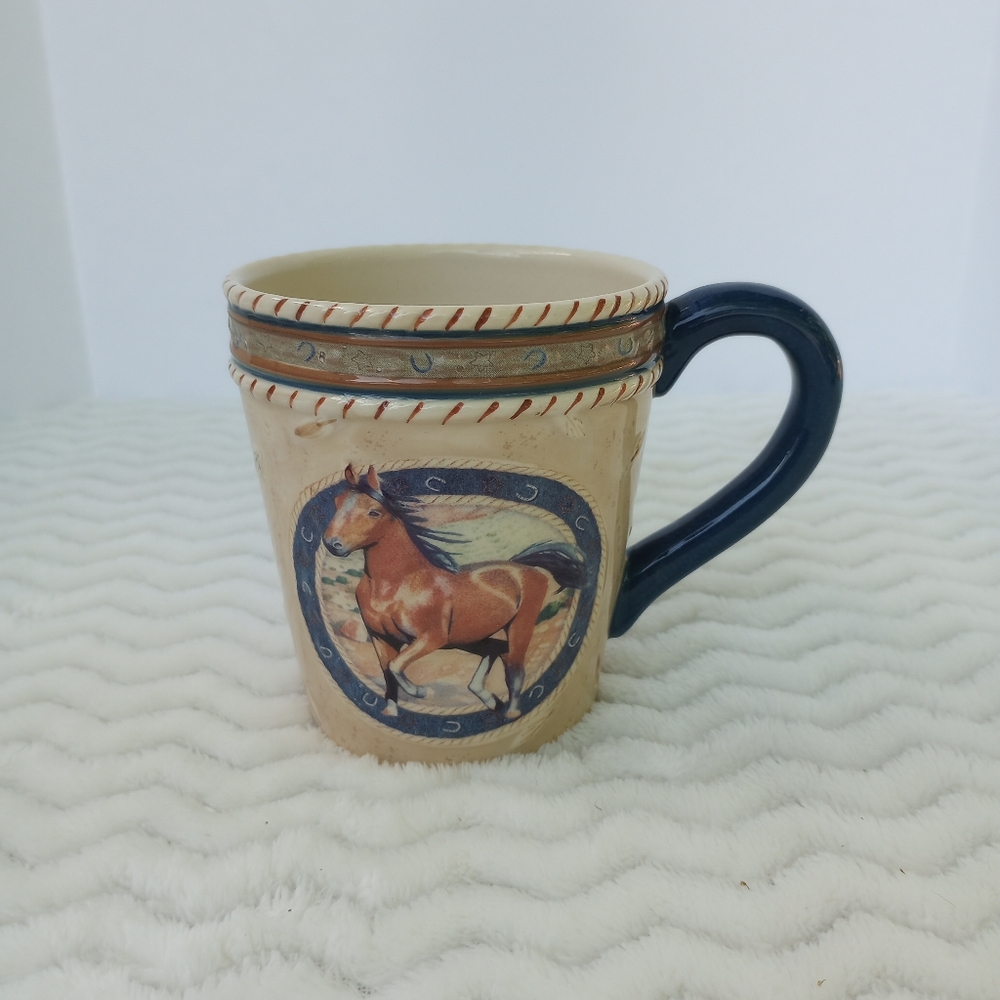 Horse western cowboy coffee mug cup by Dylan Scott Pierce new
